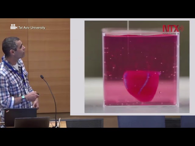Científicos israelíes imprimen primer corazón 3D con tejido humano