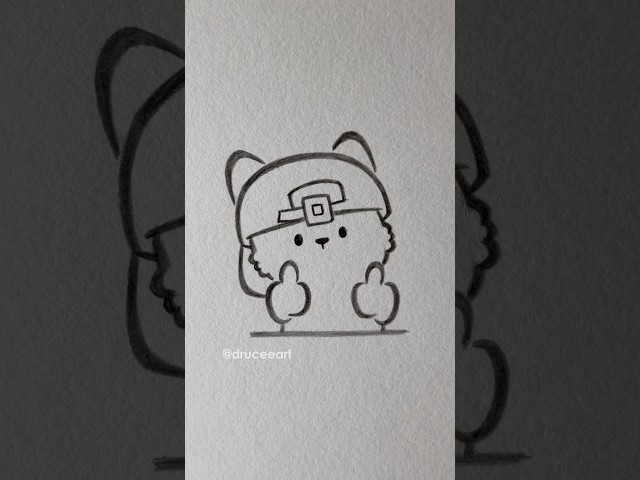 Cute Things to Draw When Bored - Day 487 #easy #cute #sketch #art #drawing #tutorial #cutethings