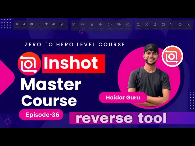 InShot App Me Reverse Tool Kaise Use Kare | Reverse Video Editing Step by Step-36