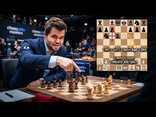 Magnus Carlsen Shows How Grandmasters Calculate in Chess