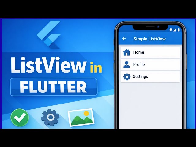 ListView in Flutter | Complete Beginner Guide