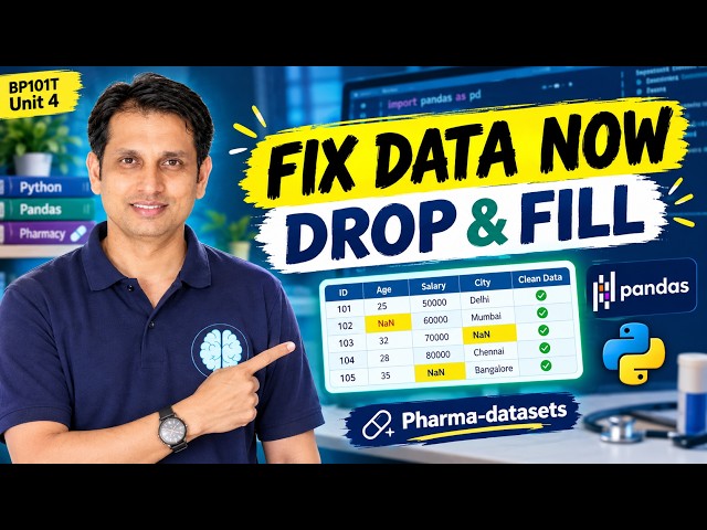 Pandas (Part 5): Data Cleaning | How to Handle Missing Values?