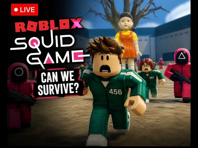 Roblox Squid Game Live 😱| Can we survive ?