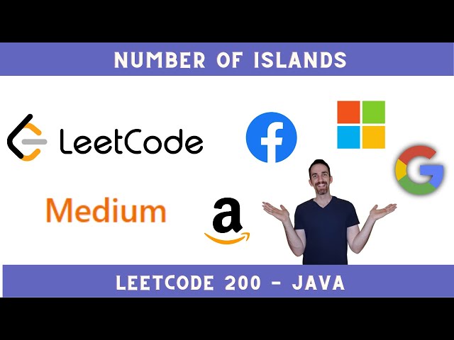 Number of Islands | Java | LeetCode Solution 200