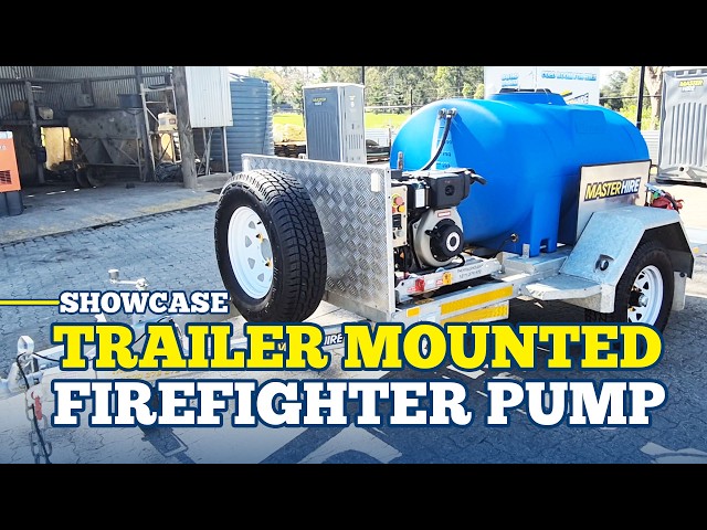 Trailer Mounted Firefighter Pump | Master Hire