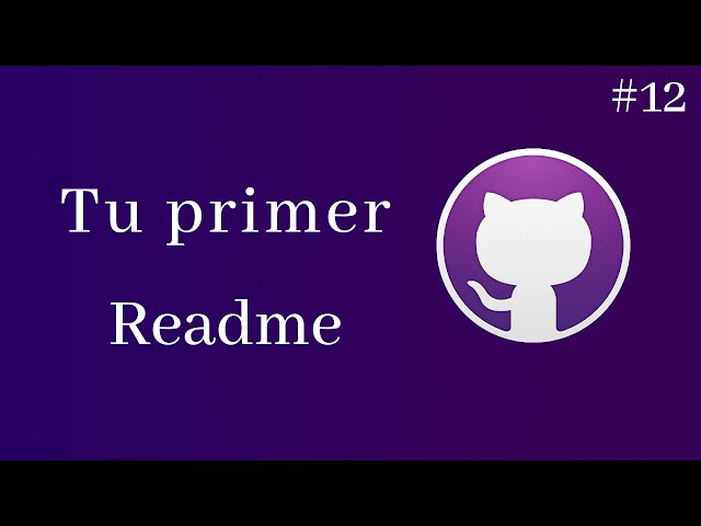 Git and GitHub: Create your first README for a professional project - 12