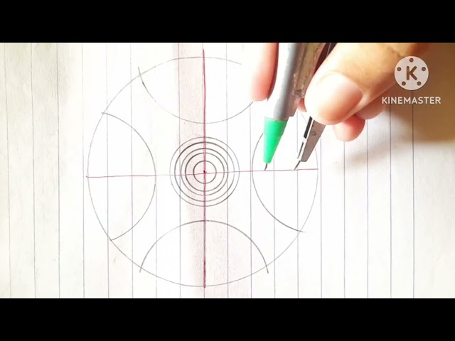 Draw New Patterns by using Compass | very easily