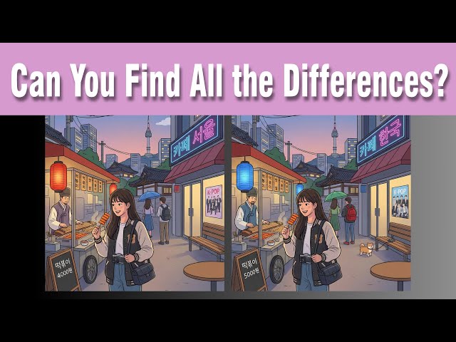 Can You Find ALL the Differences? 99% FAIL THIS