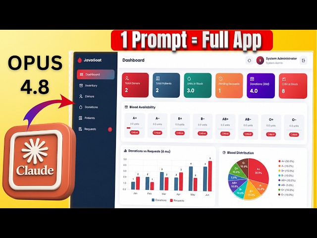 Opus 4.8 : I Built a Full Stack SaaS with Claude AI & Hosted it for FREE!