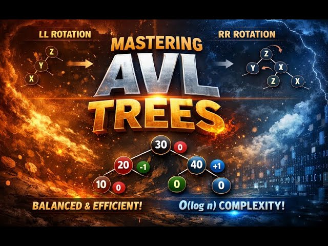 Mastering AVL Trees | Self-Balancing Binary Search Trees Explained