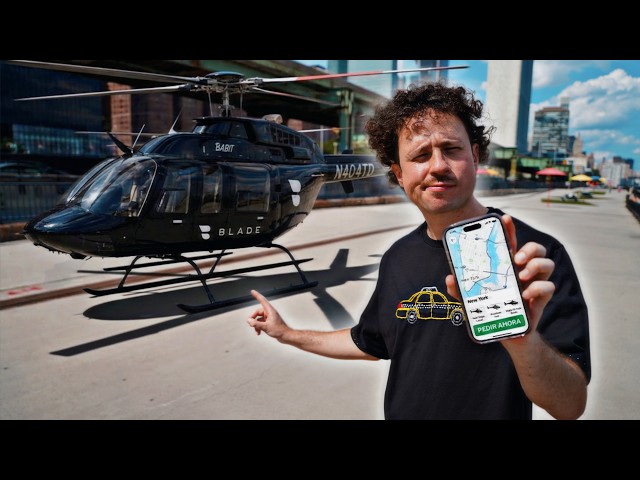 Probando el UBER de helicópteros para millonarios | ¿Vale la pena? 🚁