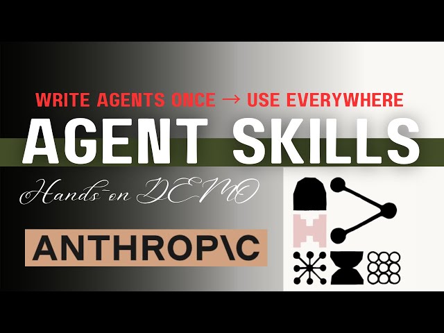 Anthropic Gifts Agent Skills: Give Your AI Consistent Expertise: Hands-on Demo