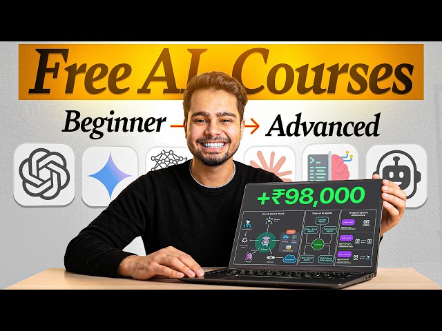 5 Free AI Courses That Will Get You High Paying Jobs in 2026: Beginner to Advanced Skills