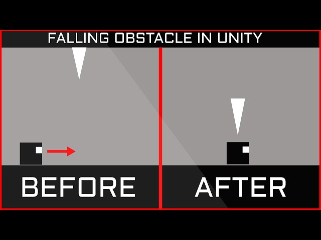 How To Make a Falling Spike Obstacle In Unity2D (Caption Included)