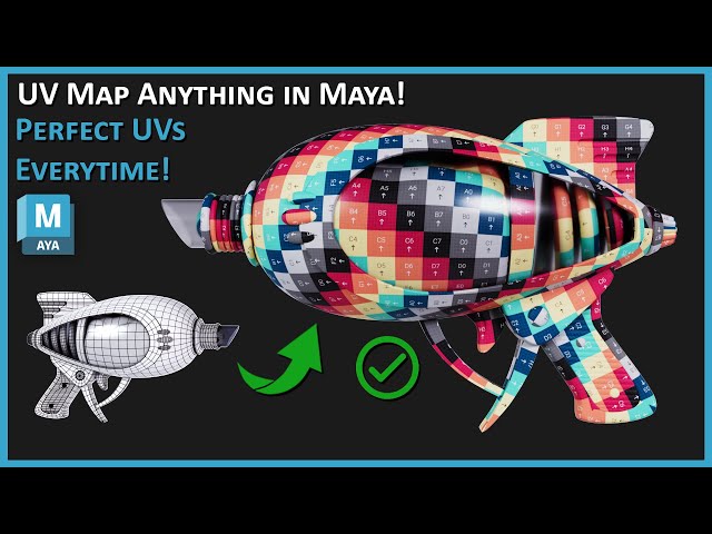 UV Map Anything in Maya in 5 Easy Steps
