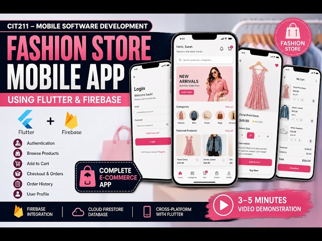 AARA | Fashion Store Mobile App using Flutter & Firebase