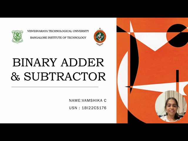 Binary Adder and Subtractor