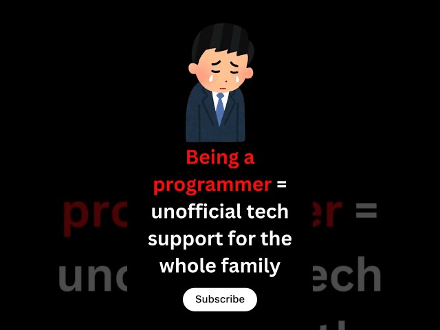 Programmer by profession, family tech support by force 💀 l Day 4 Meme