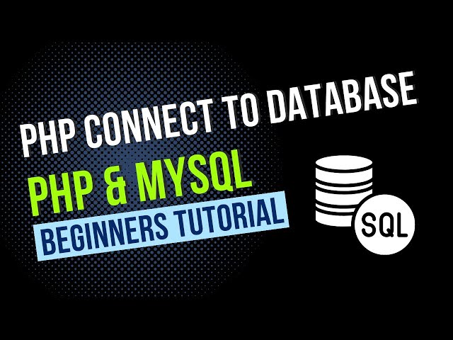06 Connect to a DB  using PHP | PHP & MYSQL Tutorial | Tagalog