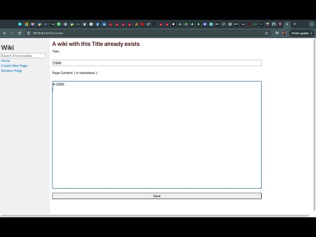 Project 1 : CS50’s Web Programming with Python and JavaScript