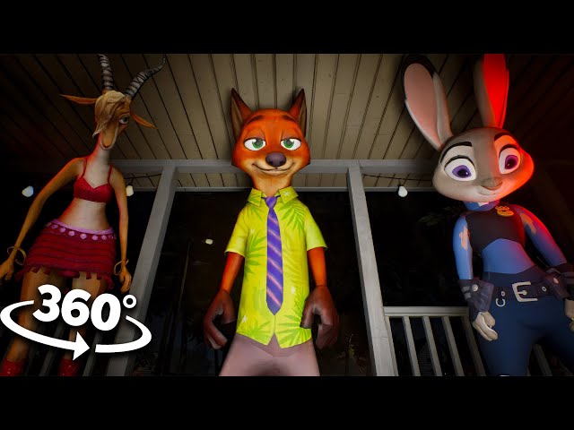 Nick Wilde & Judy Hopps In Your House! - Zootopia 360° VR