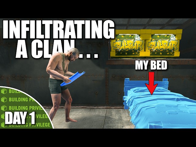 I Solo Infiltrated a Clan for Everything on Wipe Day in Rust...