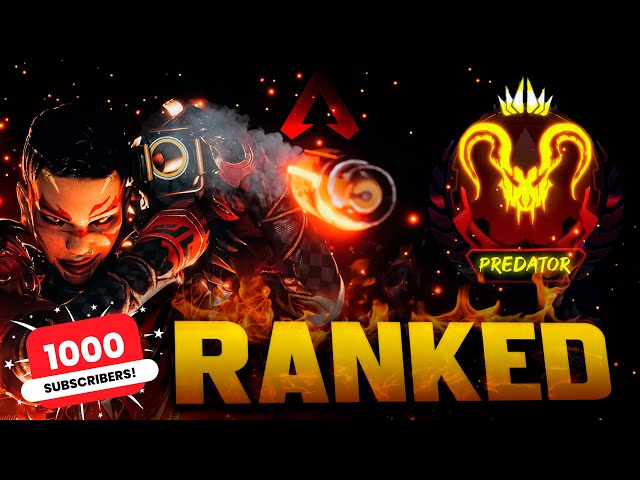 SH-RANKED SOLO TO PREDATOR WITH 200MS LATENCY! #apexlegends #predator #1000subscriber