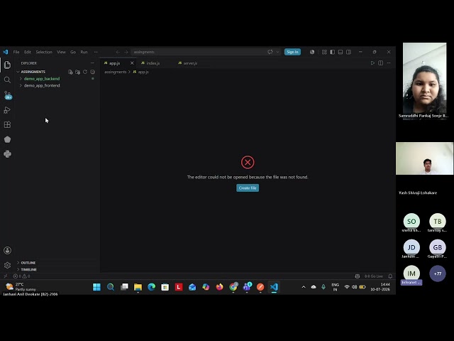 MERN Stack Lecture | 10 July 2026 | Infeanet Internship Program