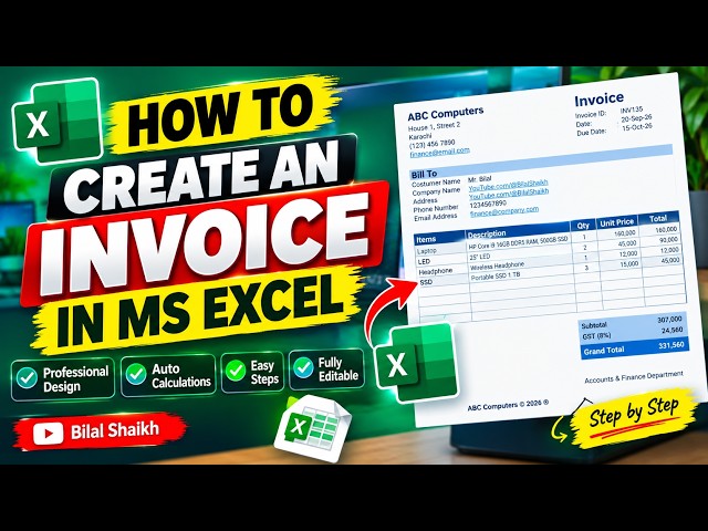 How to Create an Invoice in Excel (Simple Step-by-Step Tutorial)