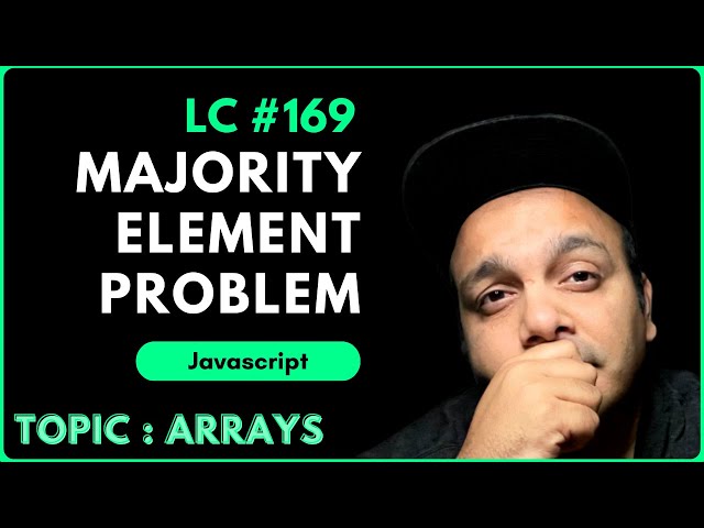 Majority Element : LeetCode Solution Explained with JavaScript | 100% Easy Solution