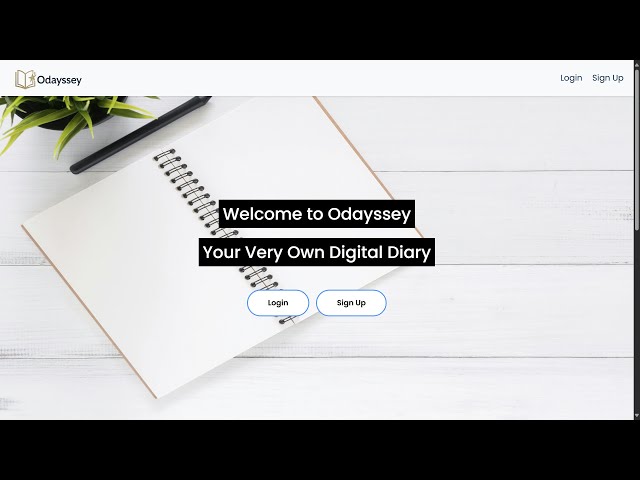 Odayssey – A Digital Diary (CS50 Final Project)