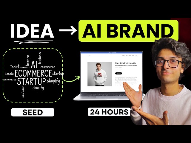 I Launched an AI Clothing Startup Live in 24 Hours!