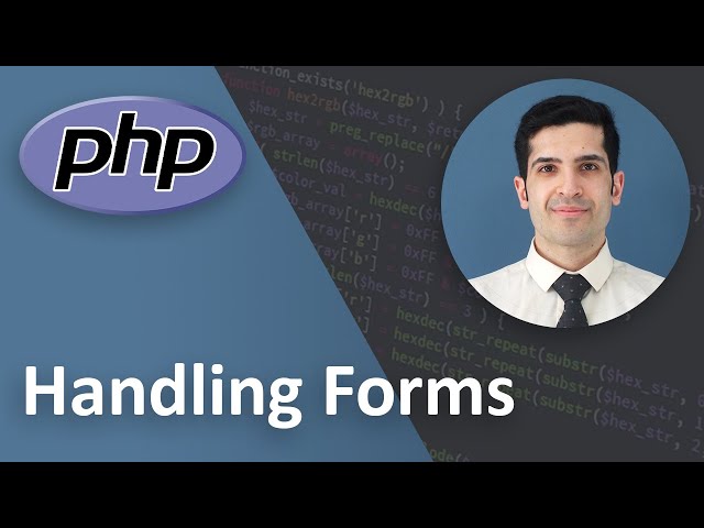Working with Forms in PHP - PHP Tutorial Beginner to Advanced