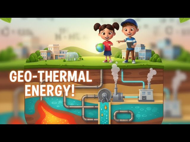 What is Geothermal Energy? 🔥 How We Use Earth's Hidden Heat to Make Electricity Explained!