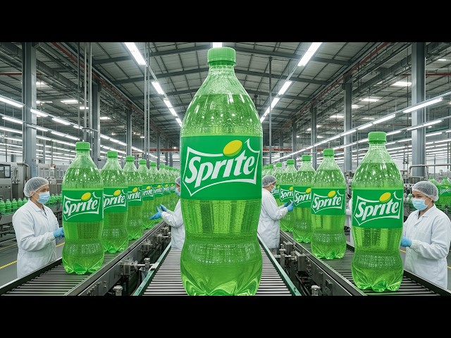 From Fresh Lemons to Sprite 🥤 Inside the High-Speed Factory That Mass-Produces This Iconic Soda