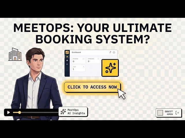 MeetOps: AI-Powered Meeting Room Booking | Smart SaaS Hackathon Project Demo