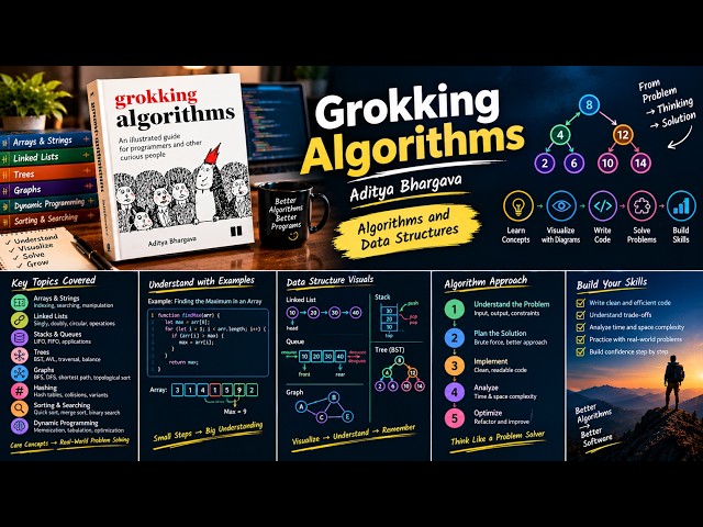 Grokking Algorithms: Aditya Y. Bhargava, published by Manning in 2016.