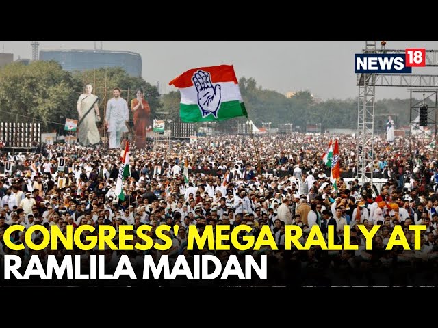 LIVE: Congress Mega Rally Marks Political Momentum at Ramlila Maidan | Rahul Gandhi | Vote Chori