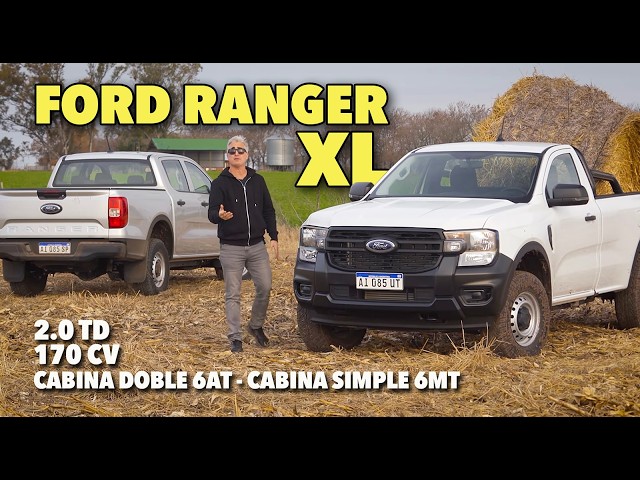 Ford RANGER XL - Double TEST: Single Cab 6MT and Double Cab 6AT