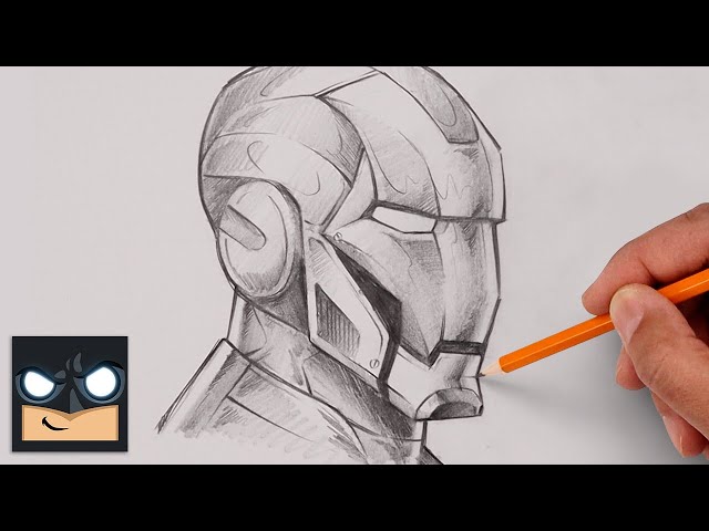 How To Draw Iron Man | Beginner Pencil Sketch Tutorial (Step-by-Step)