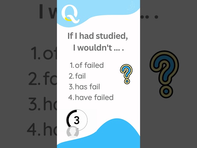 Third conditional - English quiz.