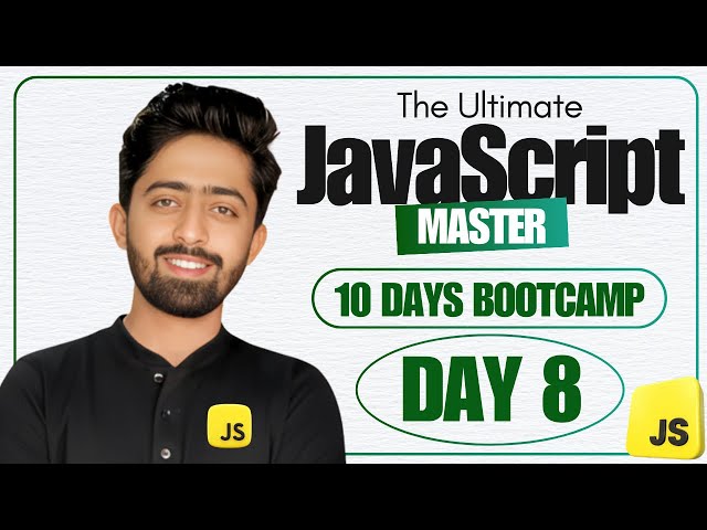 JavaScript Full Course Bootcamp Day 8 | Strings in JavaScript Explained with Methods & Examples