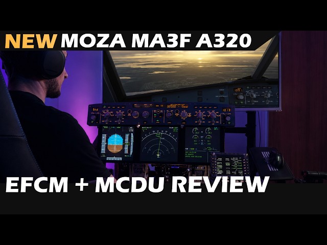 I TURNED My DCS Sim Pit Into an A320… 😳MOZA MA3F Review
