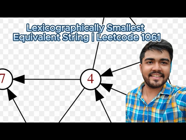Lexicographically Smallest Equivalent String | Leetcode 1061 | Graph | DFS | BFS | Graph in strings