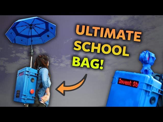 Testing the Ultimate School Bag! | Kids Invent Stuff