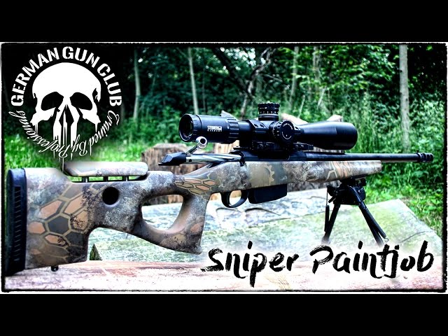 Tutorial - Sniper Paintjob "Honeycomb & Sponge Style"  Camouflage (English)
