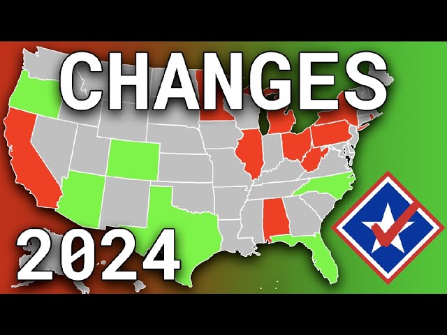 Here Are the Changes to the NEW 2024 Electoral Map