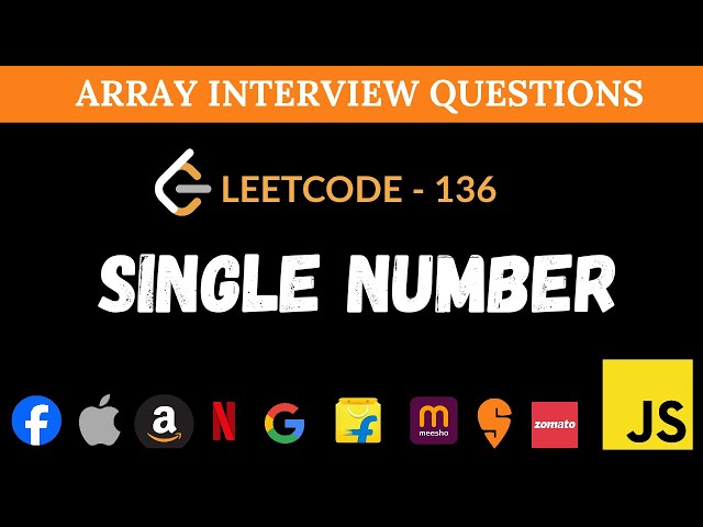 Single Number - Leetcode 136 | Efficient XOR Solution in JavaScript