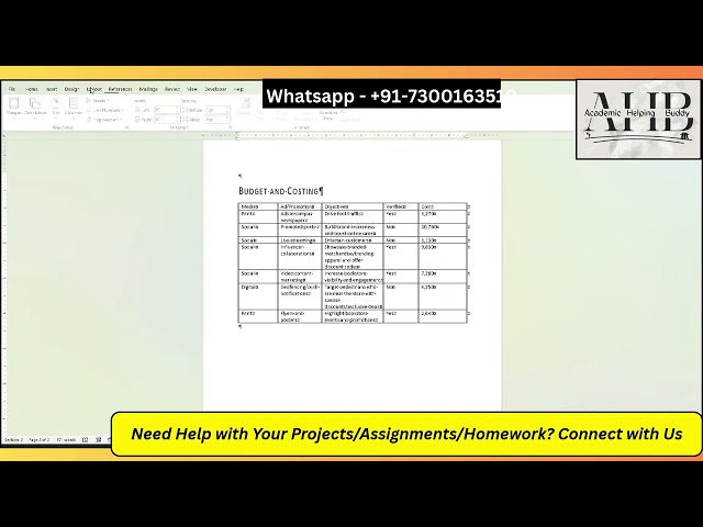 Illustrated Word Module 4 SAM Project 1 Bookstore Prospectus | Cengage Mindtap
