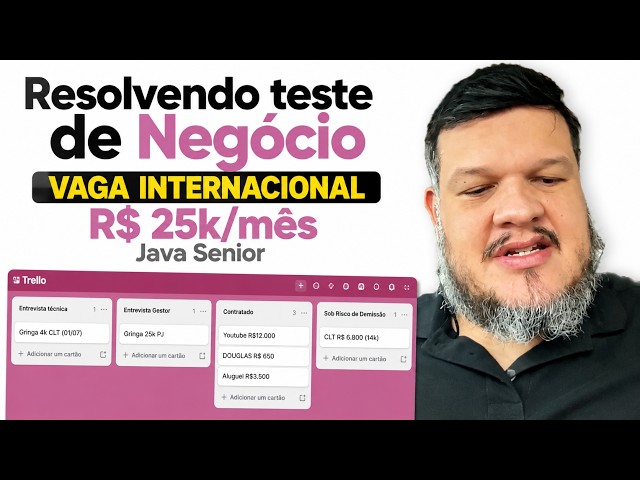 Resolvendo teste de Java - VAGA INTERNACIONAL - R$ 25k/mês Java Senior